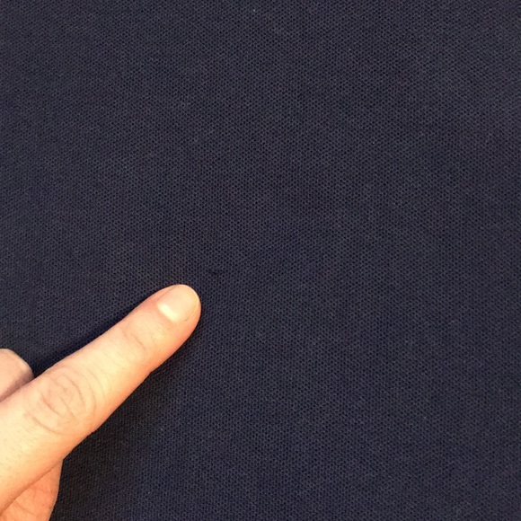 Izod Navy Short Sleeve Collared Button-up - Picture 8 of 13